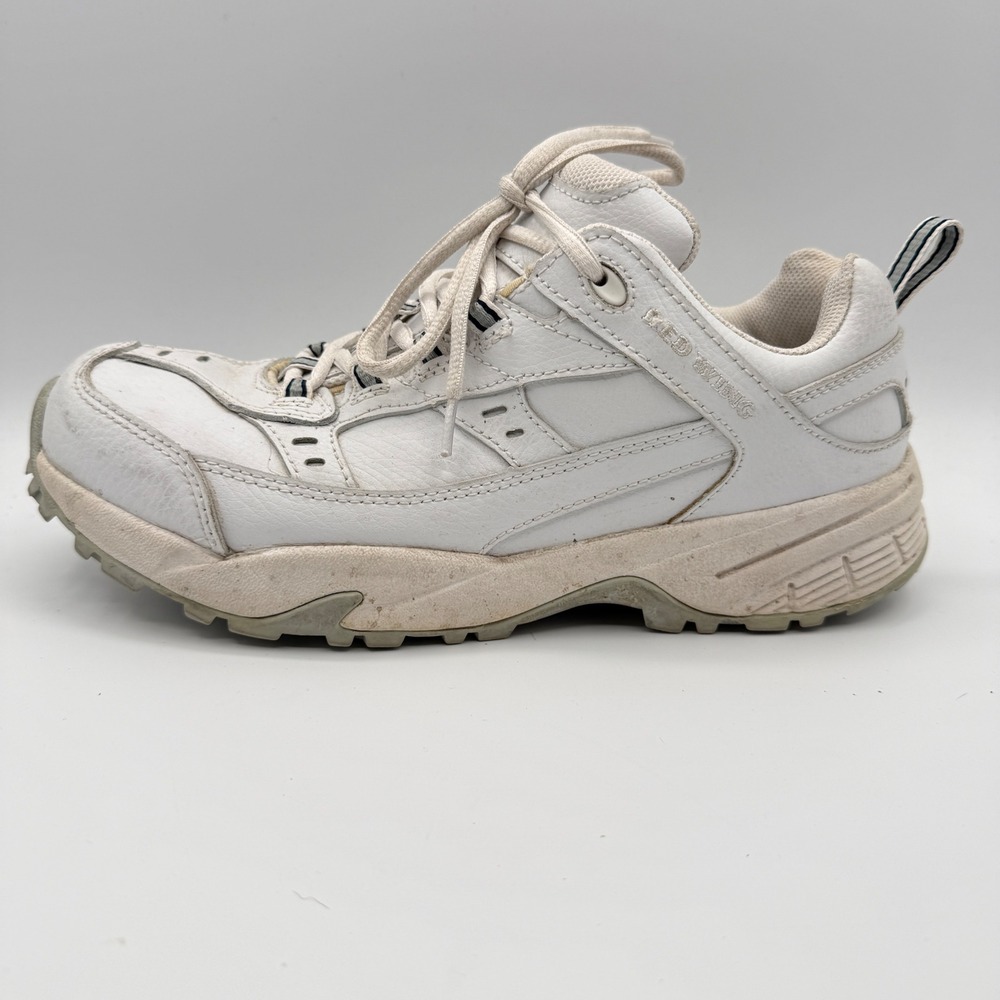 Red Wing Safety Shoes Womens 9 White EH‎ Slip Resistant Steel Toe Sneakers 1634